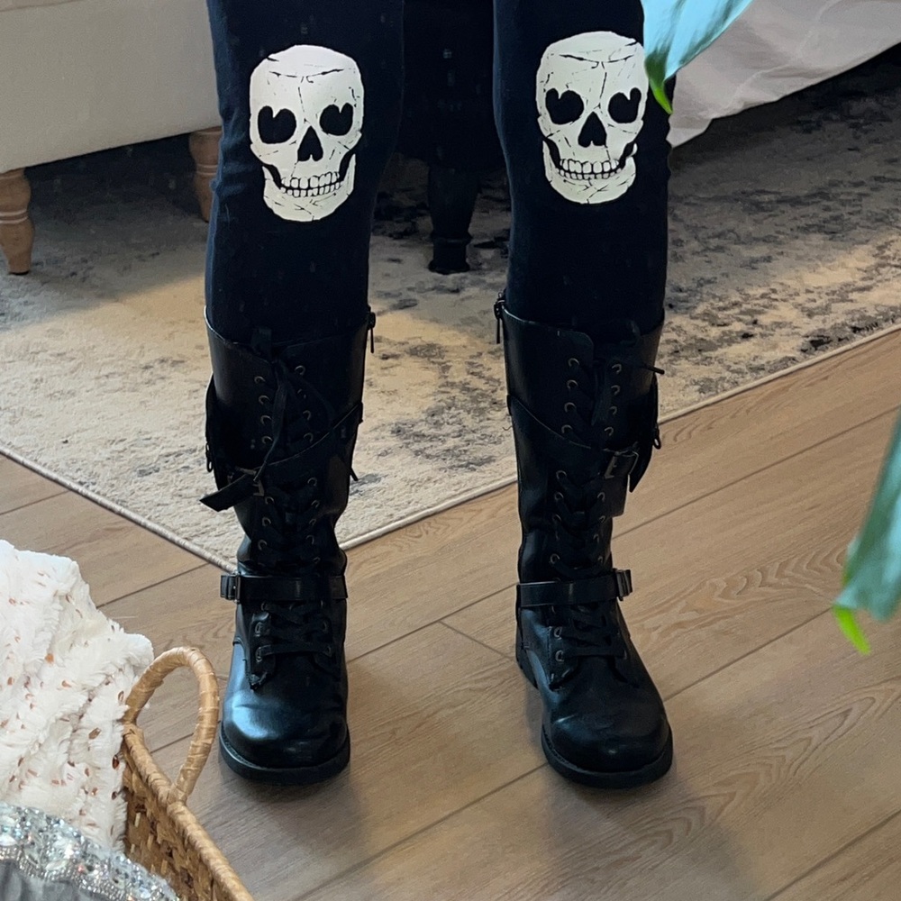 Torrid military style boots size 9WW